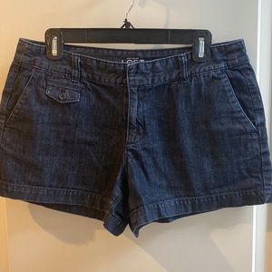 Ann Taylor Loft denim shorts, size 8